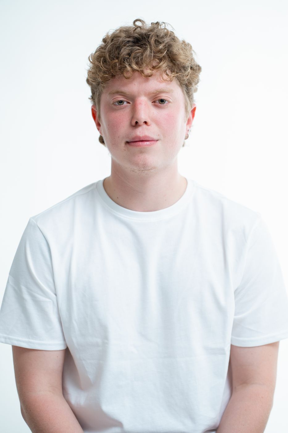 Studio portrait — clean headshot, Melbourne studio