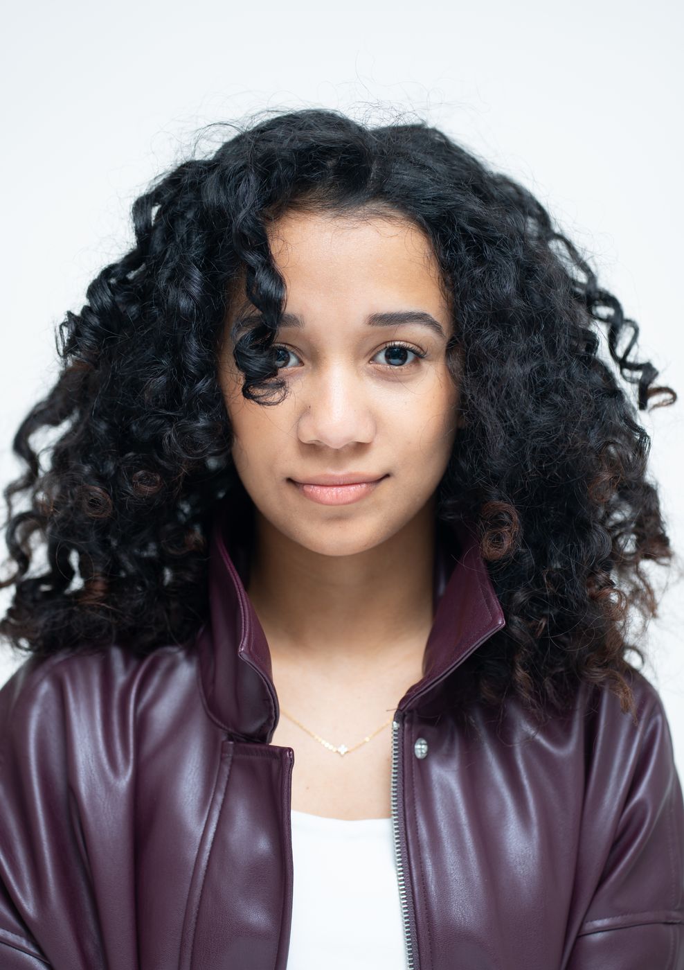 Agency digitals example — close-up headshot, natural and unstyled